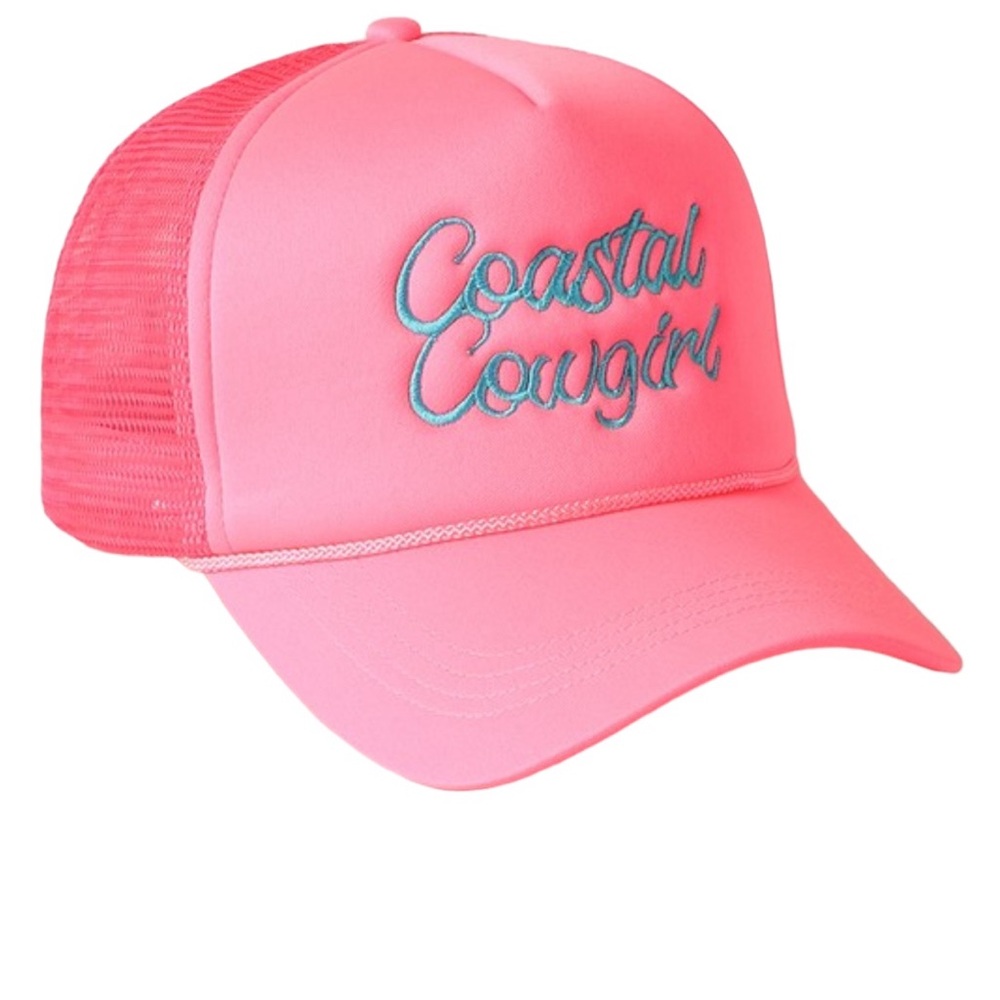 Pink Coastal Cowgirl Trucker Hat